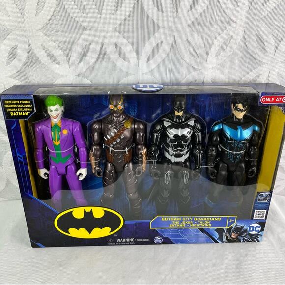 DC Comics Gotham City Defenders 12" 4 Pack Joker Talon Batman Nightwing - Picture 3 of 9